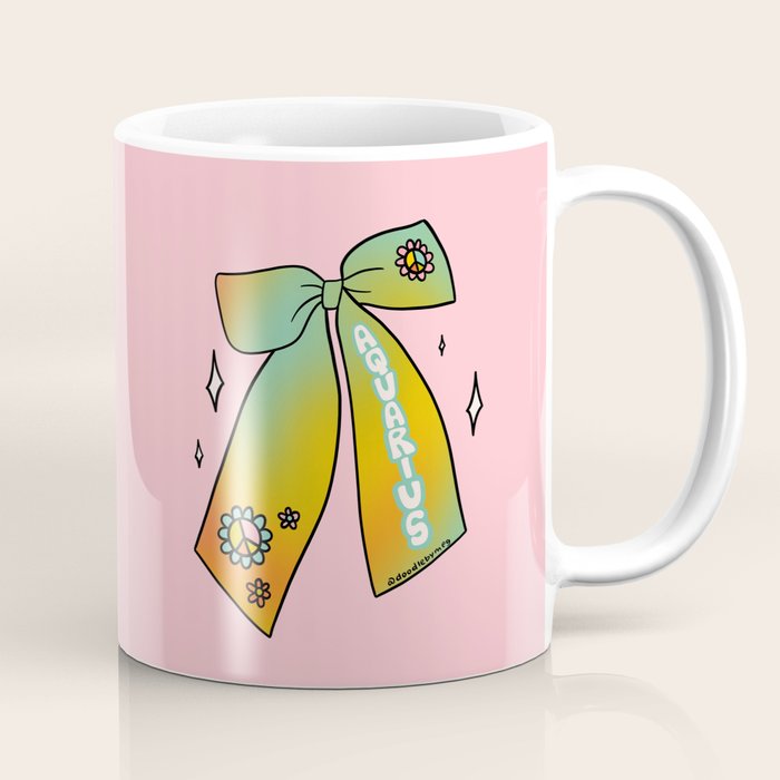 Aquarius Bow Coffee Mug Gallery Image 1