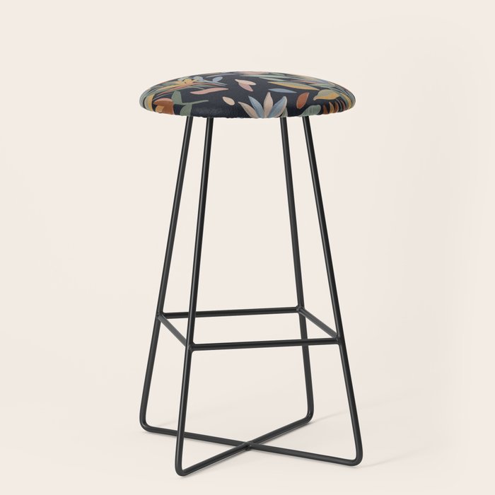Hand Painted Floral Garden Night Stool Gallery Image 1