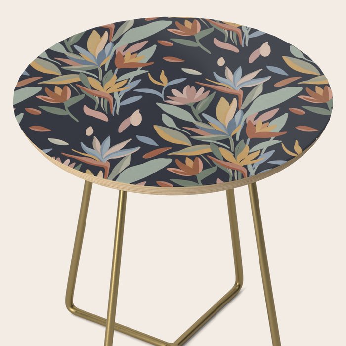 Hand Painted Floral Garden Night Side Table Gallery Image 2