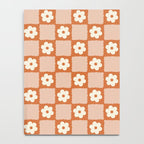 Flower Checker in Burnt Orange  Notebook Gallery Image 4