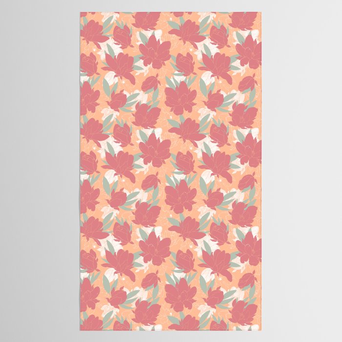 Big floral blossoms PF3 Tablecloth Gallery Image 2