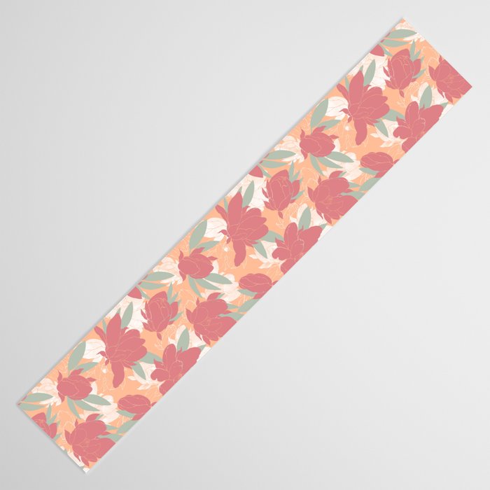 Big floral blossoms PF3 Table Runner Gallery Image 3