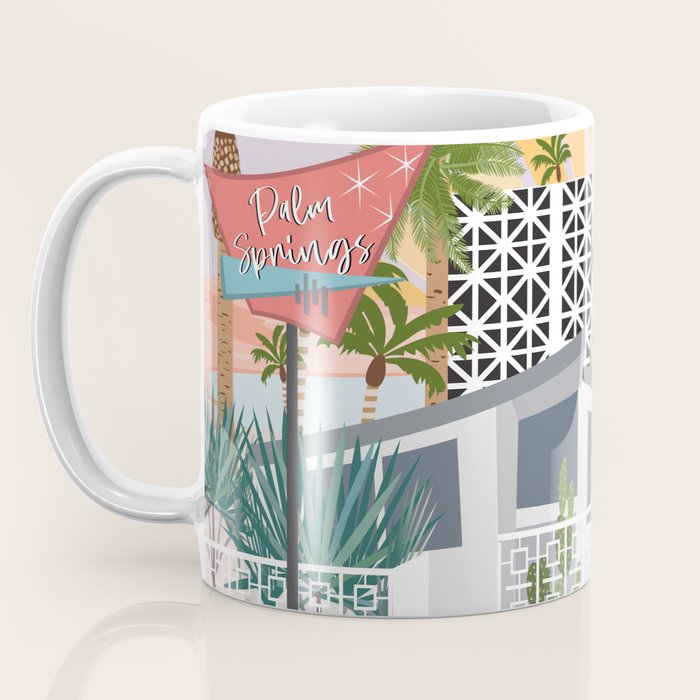 Retro Palm Springs II Coffee Mug Gallery Image 3