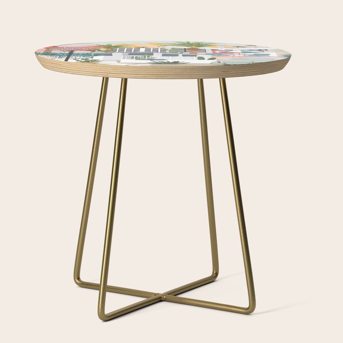 Retro Palm Springs II Side Table Gallery Image 1