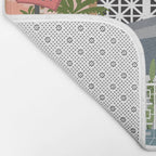 Retro Palm Springs II Bath Mat Gallery Image 2