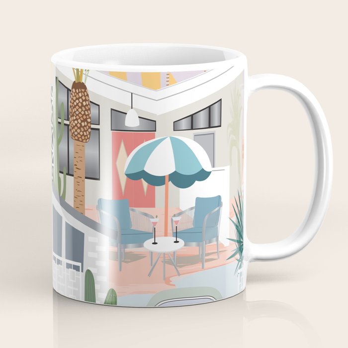 Retro Palm Springs II Coffee Mug Gallery Image 1