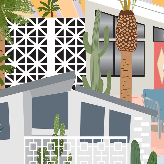 Retro Palm Springs II Coffee Mug Gallery Image 2