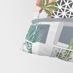Retro Palm Springs II Pillow Sham Gallery Image 4