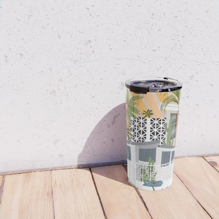 Retro Palm Springs II Travel Mug Gallery Image 4