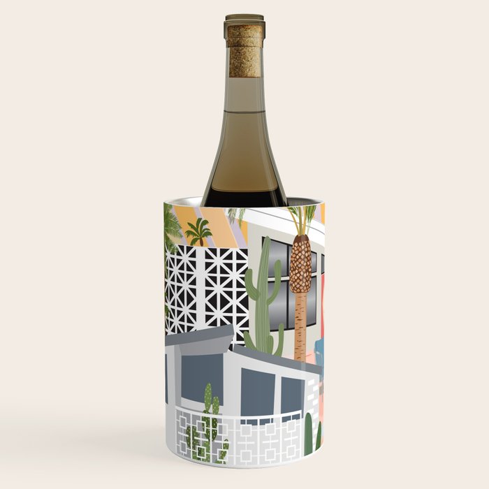 Retro Palm Springs II Wine Chiller Gallery Image 1