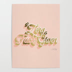 Zero F*cks Given - Blush & Gold Palette Poster Gallery Image 4