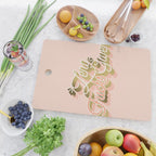 Zero F*cks Given - Blush & Gold Palette Cutting Board Gallery Image 2