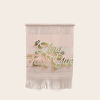 Zero F*cks Given - Blush & Gold Palette Wall Hanging Gallery Image 1