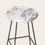 Video Game Controller Patent - Retro Gaming Game Room Art - White Stool Gallery Image 2