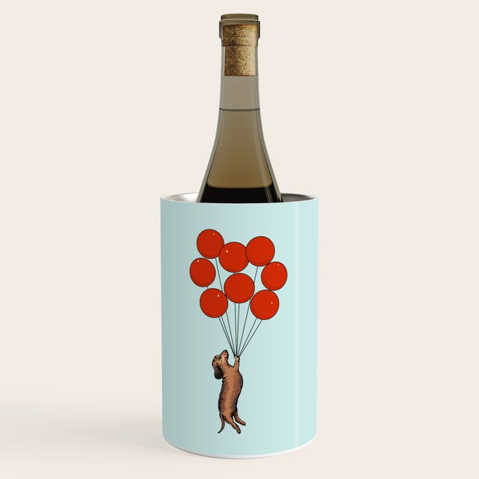 I Believe I Can Fly Dachshund Wine Chiller Gallery Image 1