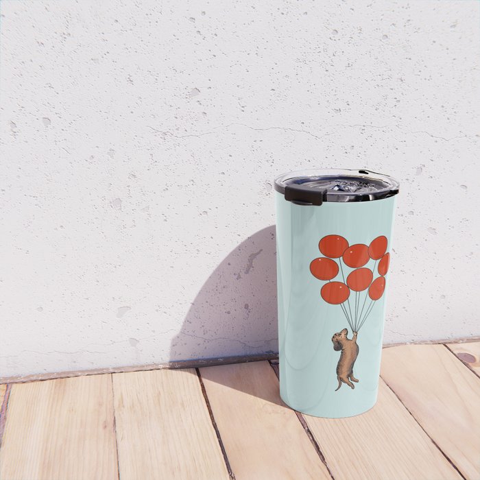 I Believe I Can Fly Dachshund Travel Mug Gallery Image 4
