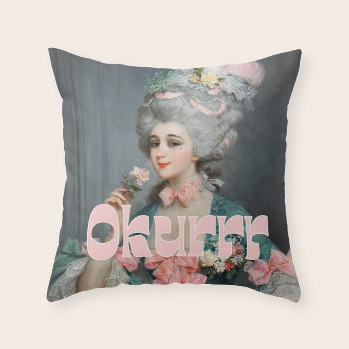 Okurrr Throw Pillow Gallery Image 6