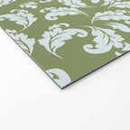 Elegant Epsom and Bit Of Blue Leaves Welcome Mat Gallery Image 2
