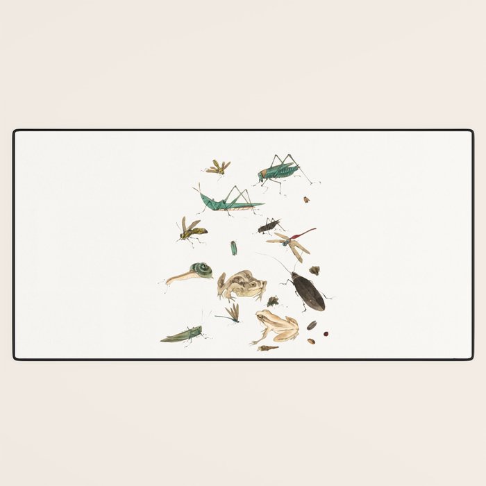 Insects frogs and a snail Desk Mat Gallery Image 3