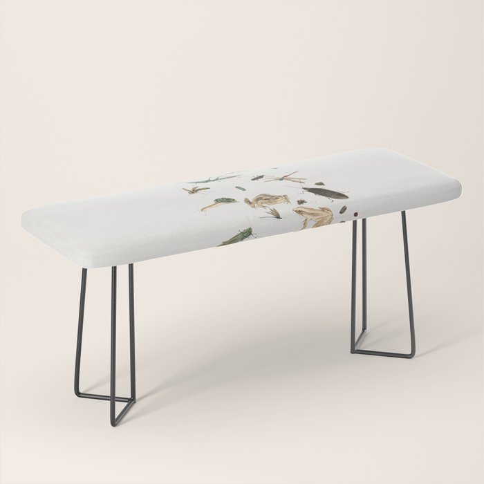 Insects frogs and a snail Bench Gallery Image 1