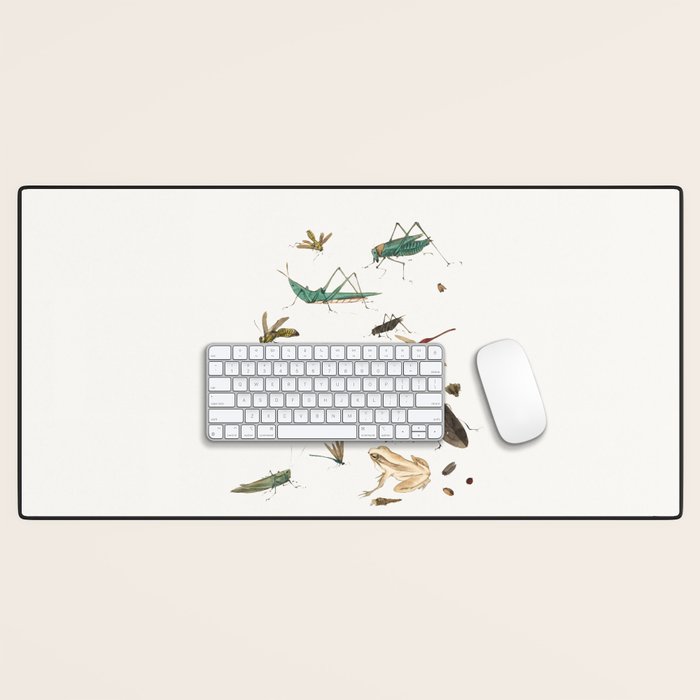Insects frogs and a snail Desk Mat Gallery Image 1