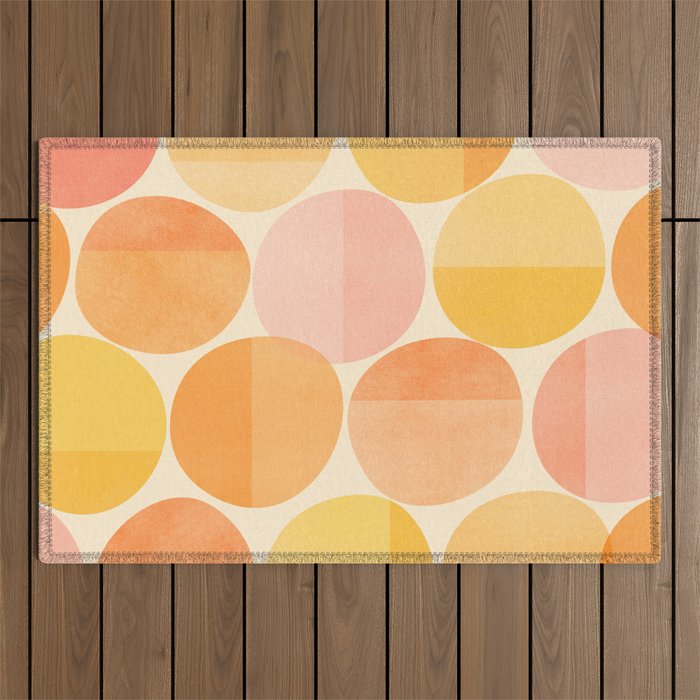 Mid Century Dots Outdoor Rug Gallery Image 1