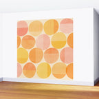 Mid Century Dots Wall Mural Gallery Image 2