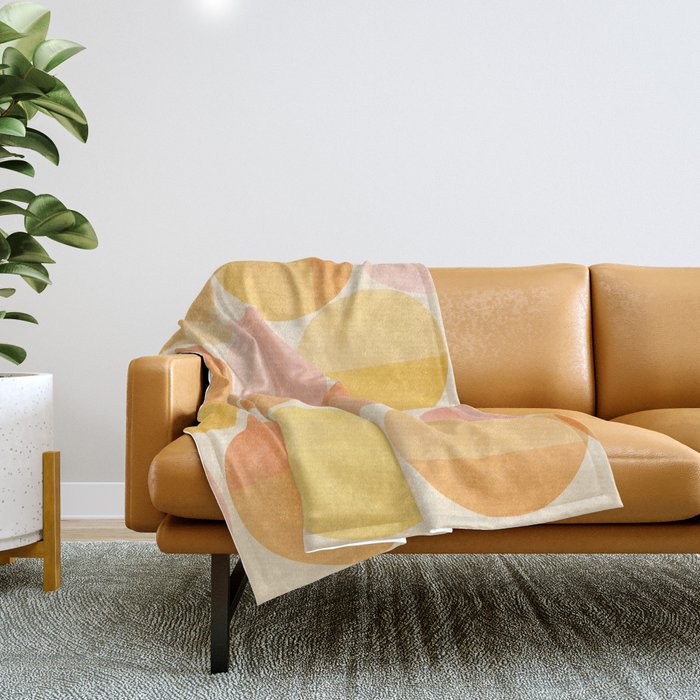 Mid Century Dots Throw Blanket Gallery Image 1