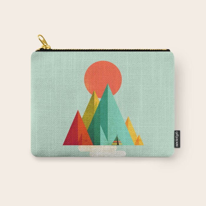 Little Geometric Tipi Carry All Pouch Gallery Image 1