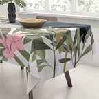 Gray heron and oleander plant - Tablecloth Gallery Image 3