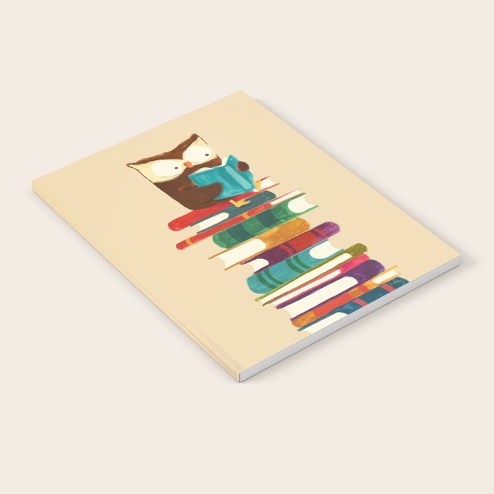 Owl Reading Rainbow Notebook Gallery Image 2