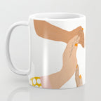 Indiscrimination | Anti-Racism Painting | Unity Illustration | Women Empowerment Growth Mindset Coffee Mug Gallery Image 3