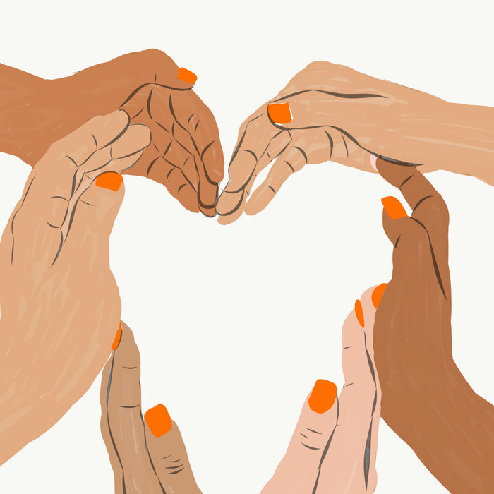 Indiscrimination | Anti-Racism Painting | Unity Illustration | Women Empowerment Growth Mindset Coffee Mug Gallery Image 2