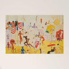 African American Masterpiece 'Summertime, Asbury Park, South' by Florine Stettheimer Welcome Mat Gallery Image 1