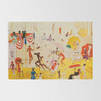 African American Masterpiece 'Summertime, Asbury Park, South' by Florine Stettheimer Rug Gallery Image 2