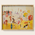 African American Masterpiece 'Summertime, Asbury Park, South' by Florine Stettheimer Serving Tray Gallery Image 1