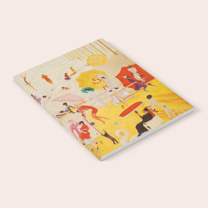 African American Masterpiece 'Summertime, Asbury Park, South' by Florine Stettheimer Notebook Gallery Image 1