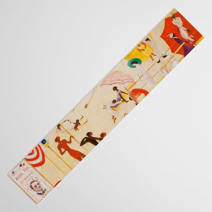 African American Masterpiece 'Summertime, Asbury Park, South' by Florine Stettheimer Table Runner Gallery Image 3