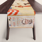 African American Masterpiece 'Summertime, Asbury Park, South' by Florine Stettheimer Table Runner Gallery Image 1