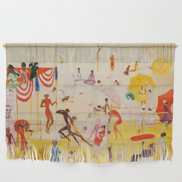 African American Masterpiece 'Summertime, Asbury Park, South' by Florine Stettheimer Wall Hanging Gallery Image 1