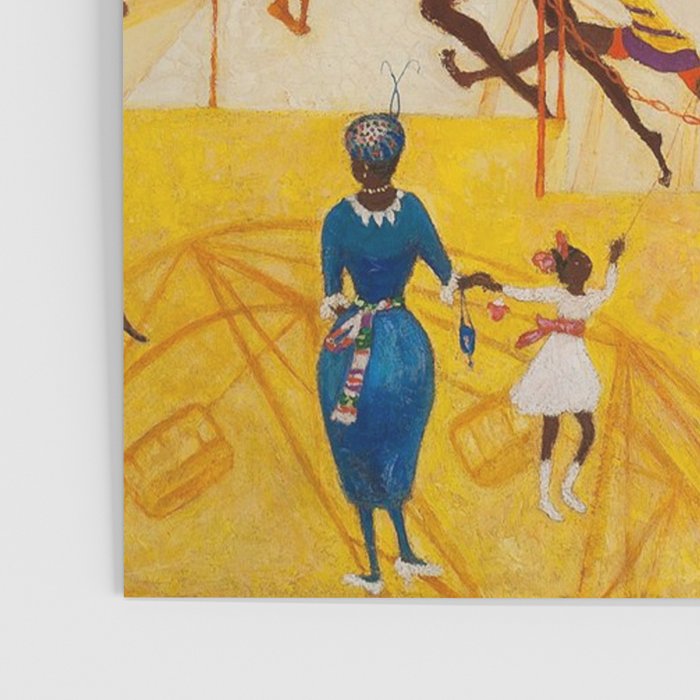 African American Masterpiece 'Summertime, Asbury Park, South' by Florine Stettheimer Poster Gallery Image 3