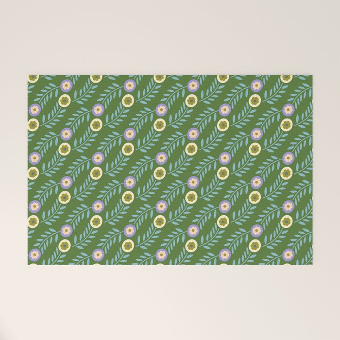Flower Meadow  Welcome Mat Gallery Image 1