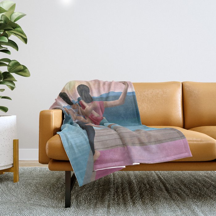 Sunset Serenity Throw Blanket Gallery Image 1