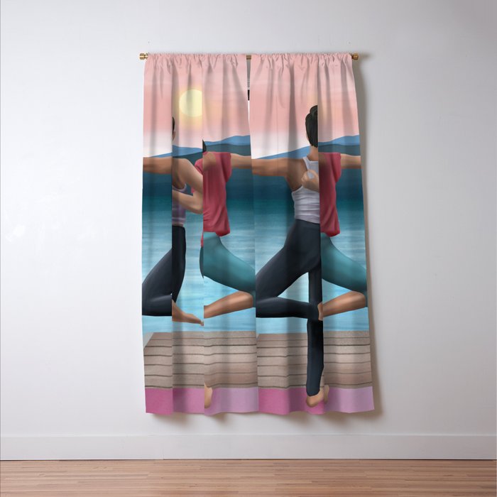 Sunset Serenity Window Curtain Gallery Image 3