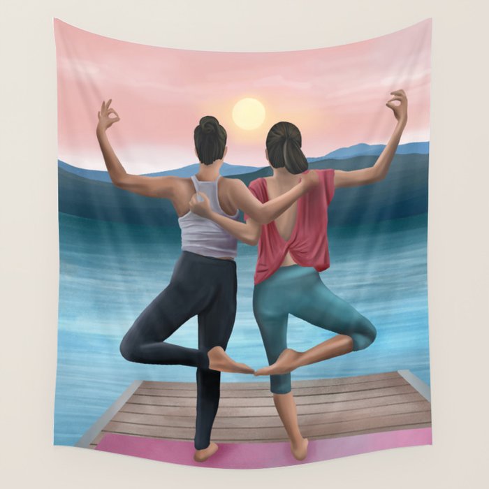 Sunset Serenity Wall Tapestry Gallery Image 4