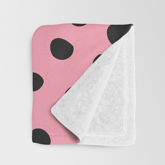 The Stare 3: Pink Cheetah Edition Throw Blanket Gallery Image 3