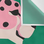 The Stare 3: Pink Cheetah Edition Wall Tapestry Gallery Image 3
