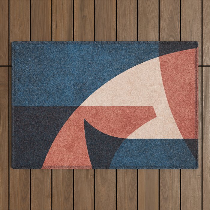 ABSTRACT ALPHABET / Gothic C Outdoor Rug Gallery Image 1