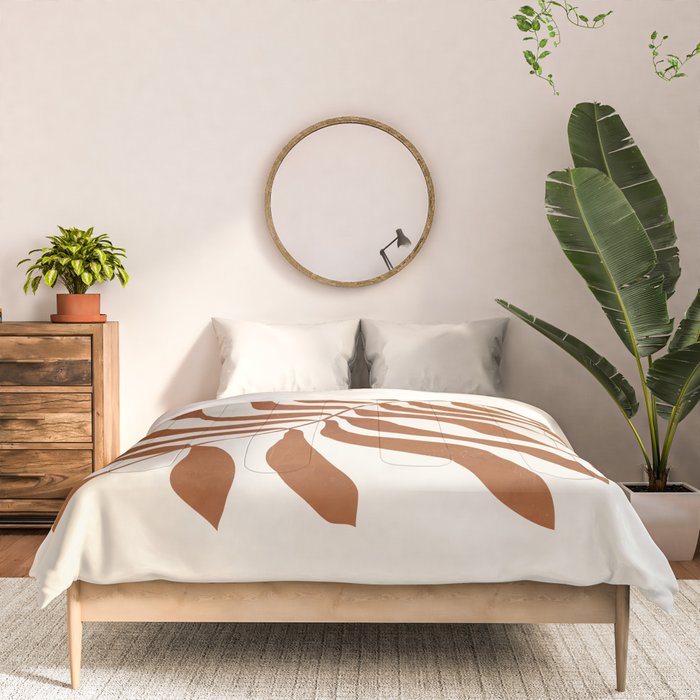 minimal plant 8 Comforter Gallery Image 3
