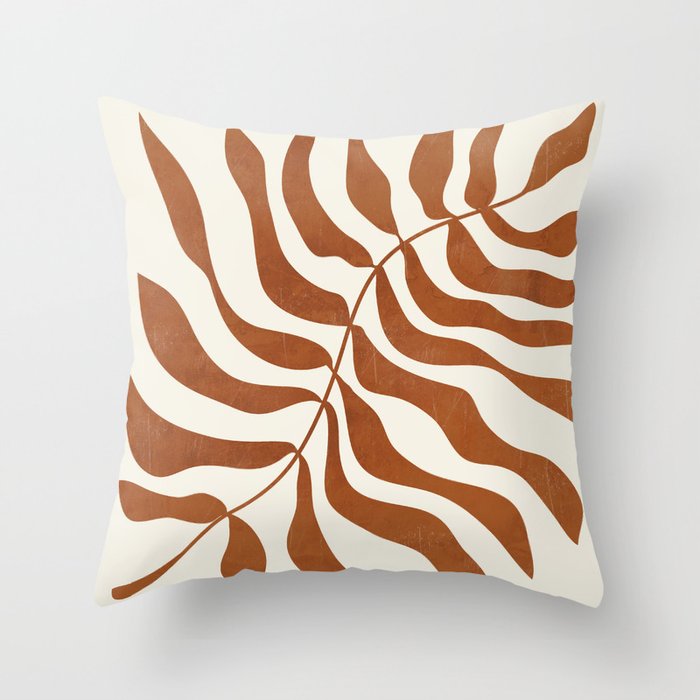 minimal plant 8 Throw Pillow Gallery Image 6